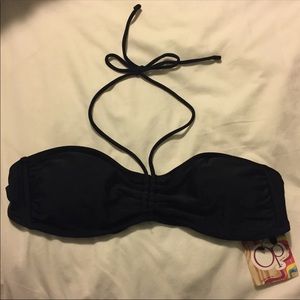 OP Black Bikini Top Size Jrs Medium (7-9) NWT